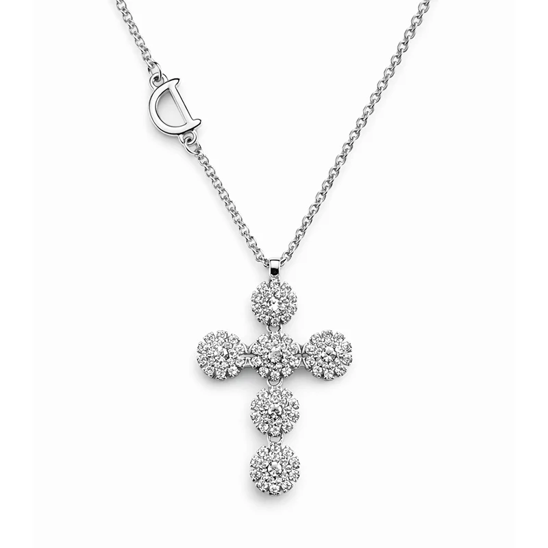 Серебряное колье с крестом из стерлингового серебра 925 пробы, полностью инкрустированное стразами, для женщин, роскошные украшения для вечеринок
Серебряное колье с крестом из стерлингового серебра 925 пробы, полностью инкрустированное стразами, для женщин, роскошные украшения для вечеринок
