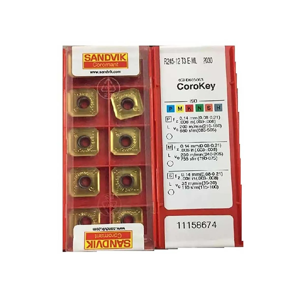 100% Оригинальные фрезерные Вставки R245 R24512T3E ML 2030 12T3E AL H10 12T3E PL 530 12T3E ML 2040 
100% Оригинальные фрезерные Вставки R245 R24512T3E ML 2030 12T3E AL H10 12T3E PL 530 12T3E ML 2040