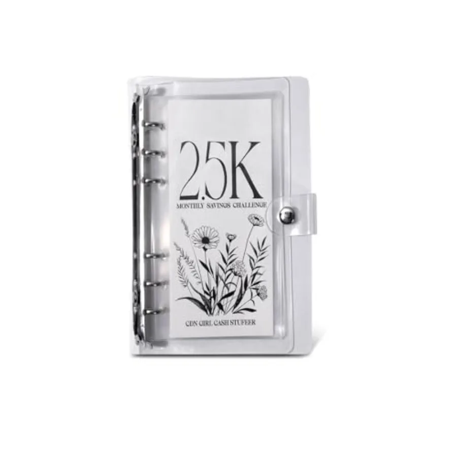 12-Month Money Saving Challenge Binder Set with Envelopes, Cash Envelope Budget Saver Book, Cash Stuffing and Loose Leaf Saving
12-Month Money Saving Challenge Binder Set with Envelopes, Cash Envelope Budget Saver Book, Cash Stuffing and Loose Leaf Saving