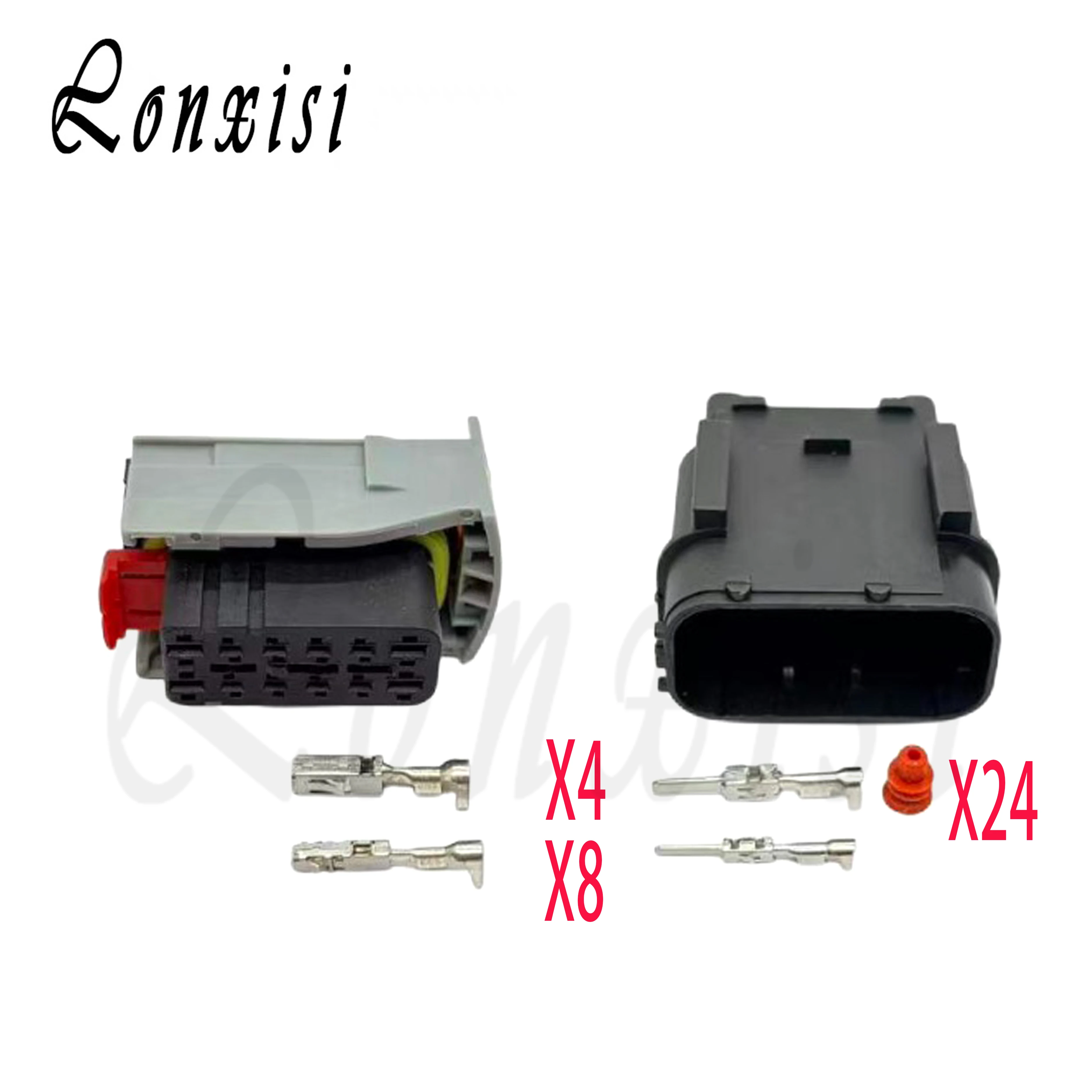 1 Set 12 Pin Automotive Waterproof Connector Male FemaleMaster Control Program Plug 284849-1 284850-1 1-284844-0 284848-2
1 Set 12 Pin Automotive Waterproof Connector Male FemaleMaster Control Program Plug 284849-1 284850-1 1-284844-0 284848-2