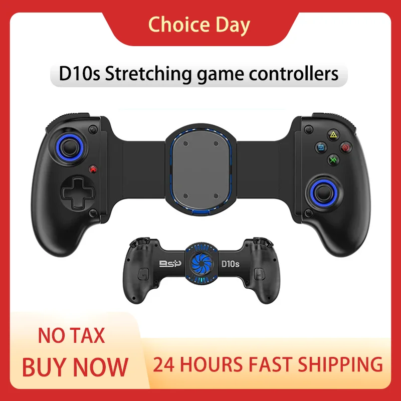 D10s Controlador de Jogo Telescópico com Luz RGB, Gamepad para Telemóvel, Turbo, Giroscópio de 6 Eixos, Vibração, Android, iOS
D10s Controlador de Jogo Telescópico com Luz RGB, Gamepad para Telemóvel, Turbo, Giroscópio de 6 Eixos, Vibração, Android, iOS