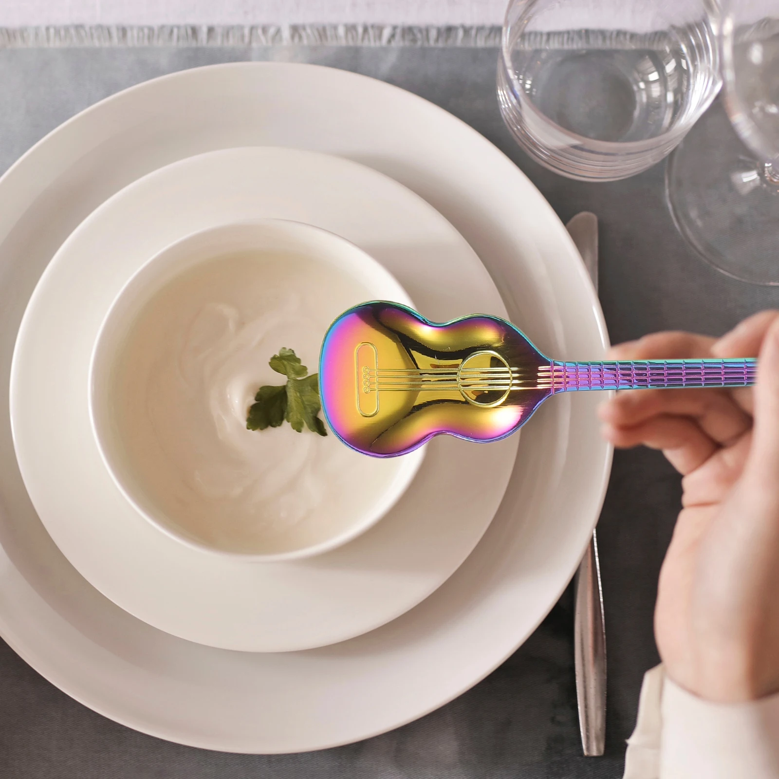 4 Pcs Music Bar Spoon Gift Coffee Drinking Spoons Multifunction Stainless Steel Creative Purpose Musical Instruments Tableware
4 Pcs Music Bar Spoon Gift Coffee Drinking Spoons Multifunction Stainless Steel Creative Purpose Musical Instruments Tableware