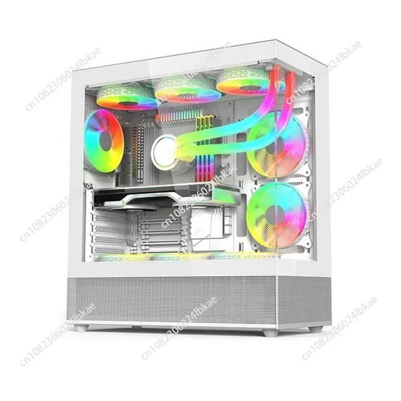 V930 computer case desktop host m-atx white atx panoramic side window "seaview room" 360 water cooling
V930 computer case desktop host m-atx white atx panoramic side window "seaview room" 360 water cooling