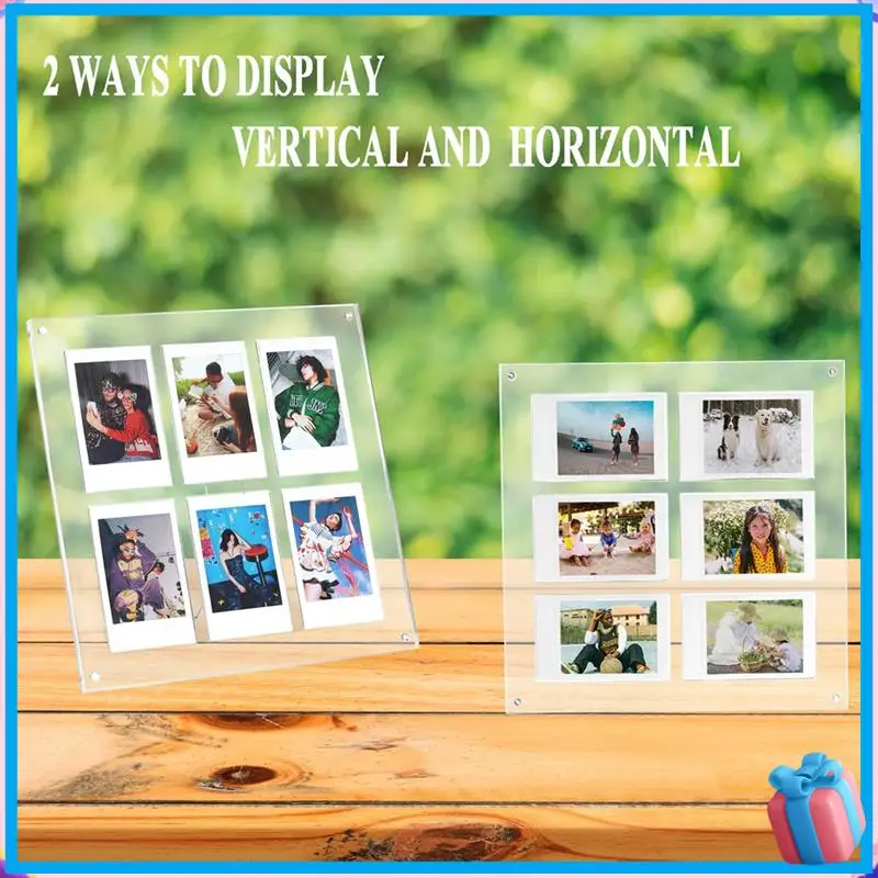 Discount Mini Films - Free-Standing Desktop Display For Horizontal & Vertical Photos, Fits 2X3 Inch Snaps, Comes With 6 Grids
Discount Mini Films - Free-Standing Desktop Display For Horizontal & Vertical Photos, Fits 2X3 Inch Snaps, Comes With 6 Grids