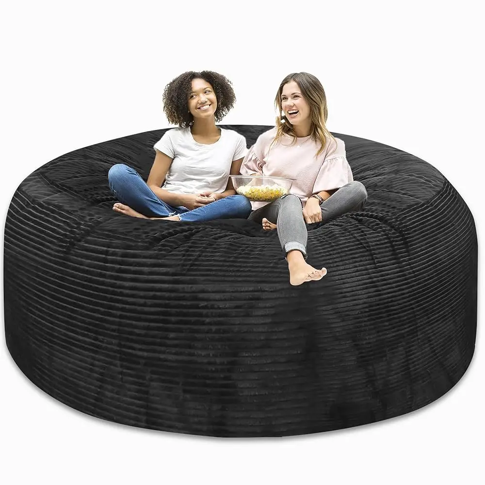 Bean Bag Chair,Corduroy Bean Bag Fluffy, Big Round Bean Bag Couch Cover For Adult, Washable Lazy Beanbag Cover - No Filler
Bean Bag Chair,Corduroy Bean Bag Fluffy, Big Round Bean Bag Couch Cover For Adult, Washable Lazy Beanbag Cover - No Filler