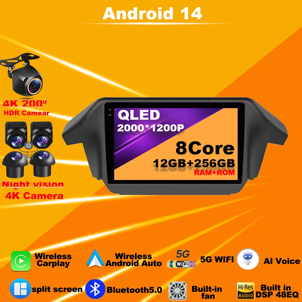 Car Radio Android 14 For Honda Odyssey 4 RB3 RB4 2008 - 2014 Multimedia Player Stereo Navigation GPS 4G WIFI Wireless Carplay
Car Radio Android 14 For Honda Odyssey 4 RB3 RB4 2008 - 2014 Multimedia Player Stereo Navigation GPS 4G WIFI Wireless Carplay