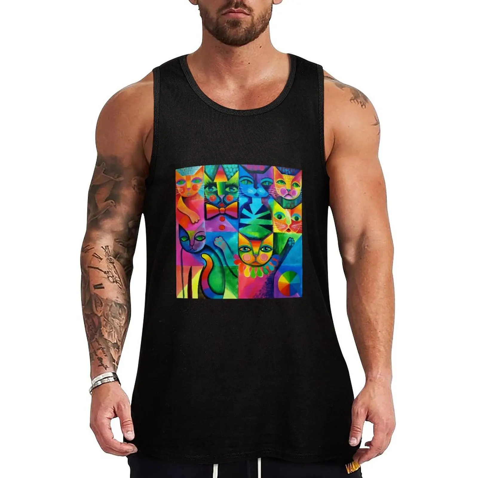 Clown cats Tank Top Men's gym t-shirt gym t-shirts sleeveless gym shirts male sleeveless tshirts for men
Clown cats Tank Top Men's gym t-shirt gym t-shirts sleeveless gym shirts male sleeveless tshirts for men