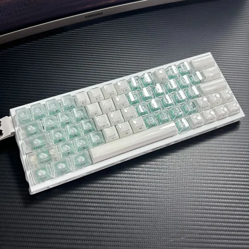 Transparent Crystal Theme Keycaps Set Customized OEM Profile PC Keyboard KeyCaps for Mechanical Keyboard Creative Accessories
Transparent Crystal Theme Keycaps Set Customized OEM Profile PC Keyboard KeyCaps for Mechanical Keyboard Creative Accessories