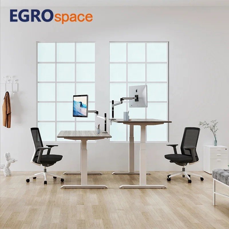 Ergonomic Adjustable Stand up Electric Height Motors Adjuster Office Dual Motor Standing Desk
Ergonomic Adjustable Stand up Electric Height Motors Adjuster Office Dual Motor Standing Desk