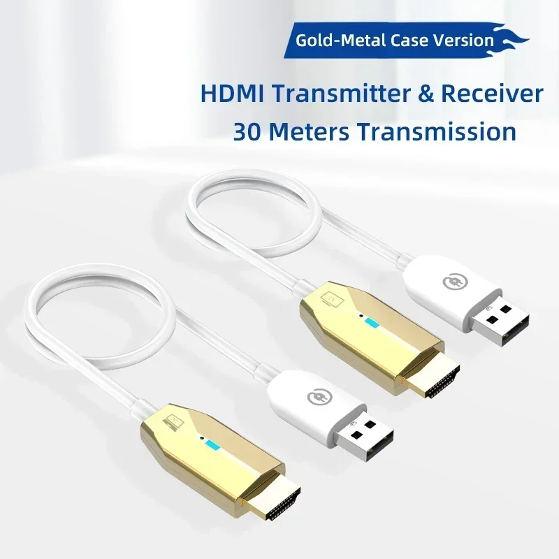 5.8G 1080P 30M Wireless HD Video Audio Transmitter Receiver Extender Display Adapter Dongle For TV Box Monitor Projector PC
5.8G 1080P 30M Wireless HD Video Audio Transmitter Receiver Extender Display Adapter Dongle For TV Box Monitor Projector PC