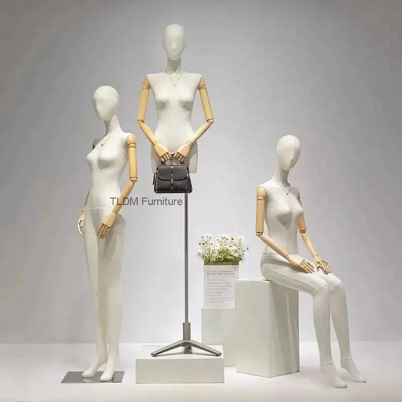 Prop Nordic Window Creative Half-body Clothing Stand Human Female Mannequin Right-angle Display Shoulder Sewing Mannequin FYMQ
Prop Nordic Window Creative Half-body Clothing Stand Human Female Mannequin Right-angle Display Shoulder Sewing Mannequin FYMQ
