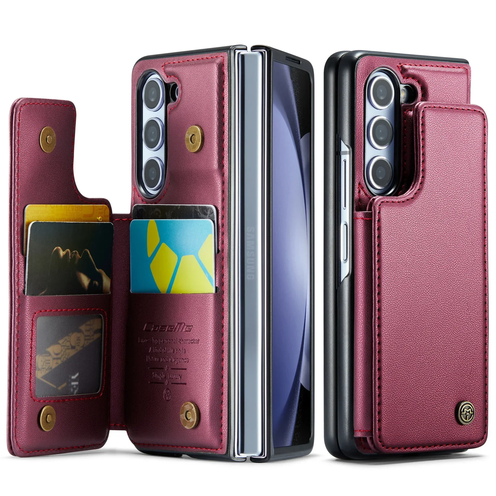 Luxury Flip Card Slot Wallet Leather Stand Phone Case For Z Fold 5 4 3 5g Anti Drop Cover Phone Case For Z Fold5 Fold4 Fundas
Luxury Flip Card Slot Wallet Leather Stand Phone Case For Z Fold 5 4 3 5g Anti Drop Cover Phone Case For Z Fold5 Fold4 Fundas