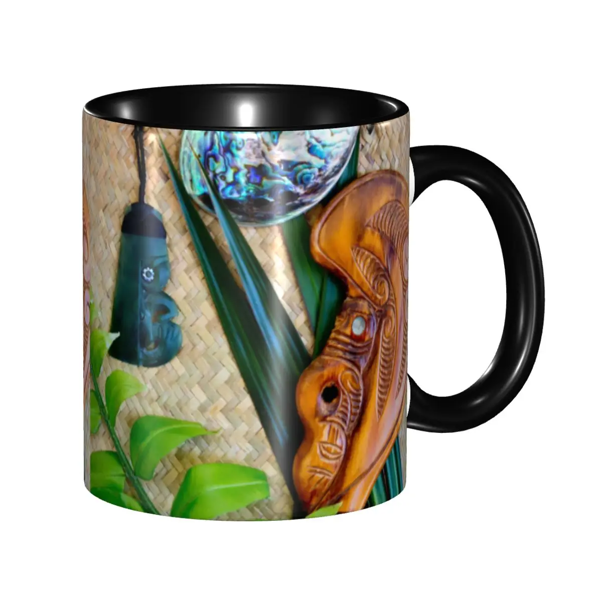 Personalized NZ Maoris Theme Coffee Mug DIY Toki Tiki Greenstone And Patu Ceramic Milk Tea Cup
Personalized NZ Maoris Theme Coffee Mug DIY Toki Tiki Greenstone And Patu Ceramic Milk Tea Cup
