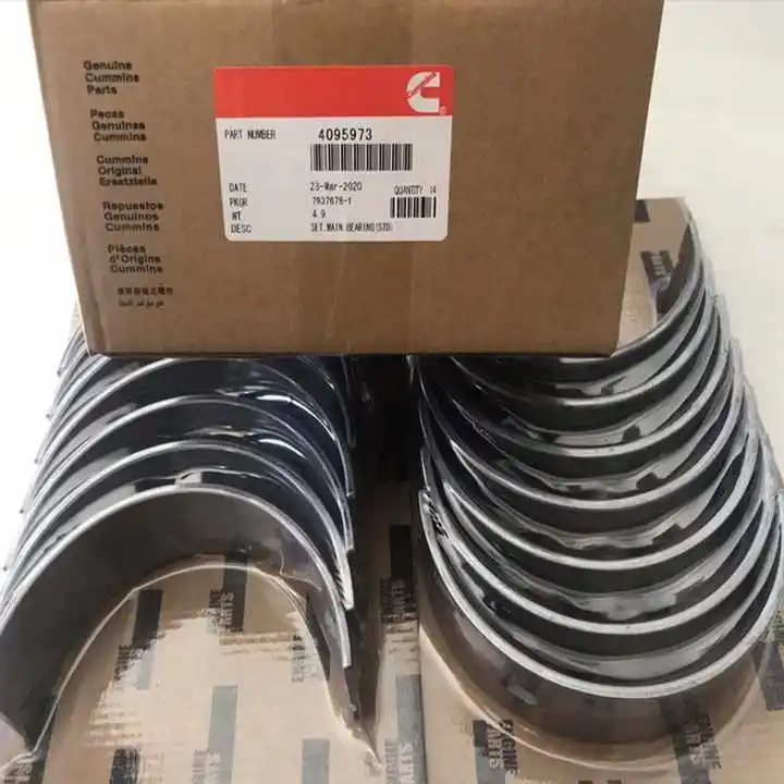 Genuine 4095973 Main Bearing for Cummins ISF3.8 Foton Truck Engine Parts Light Truck Spare Parts
Genuine 4095973 Main Bearing for Cummins ISF3.8 Foton Truck Engine Parts Light Truck Spare Parts
