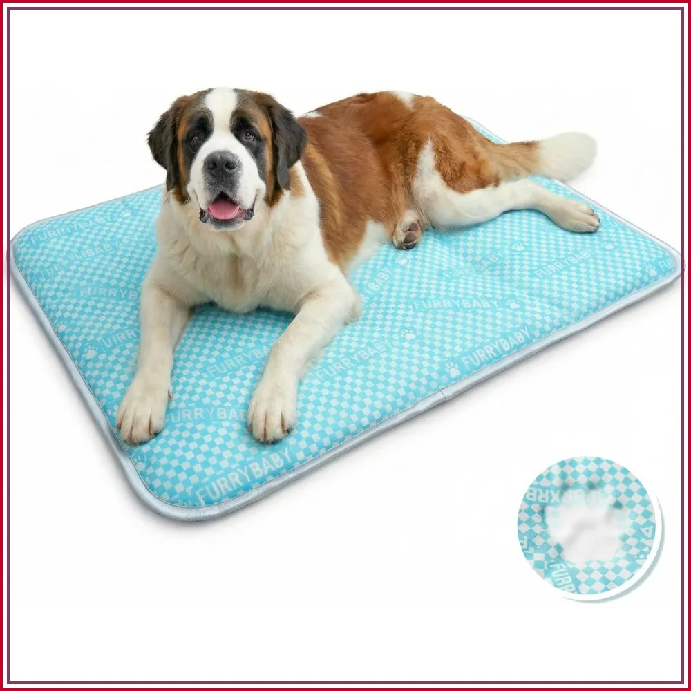 Dog Cooling Mat, Extra-Thick Pet Bed, Washable Cat Pad, Long Lasting Summer Cool Mat for Crate Indoor Outdoor, 44x32 Sea
Dog Cooling Mat, Extra-Thick Pet Bed, Washable Cat Pad, Long Lasting Summer Cool Mat for Crate Indoor Outdoor, 44x32 Sea