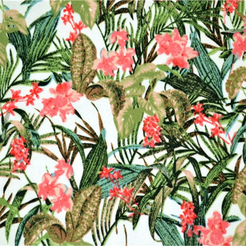 Colorful digital printed leaf flower elastic fashion fabric coat skirt cheongsam
Colorful digital printed leaf flower elastic fashion fabric coat skirt cheongsam