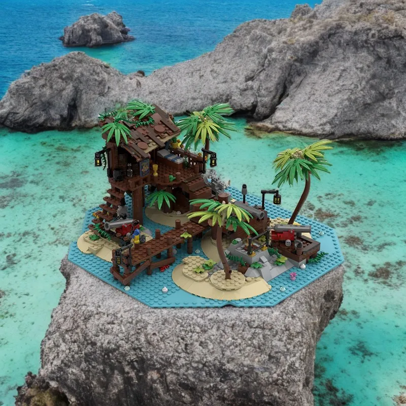 878 шт. MOC пиратский остров, строительные блоки, креативная игрушка для детей, подарок на день рождения, повышение навыков творчества
878 шт. MOC пиратский остров, строительные блоки, креативная игрушка для детей, подарок на день рождения, повышение навыков творчества