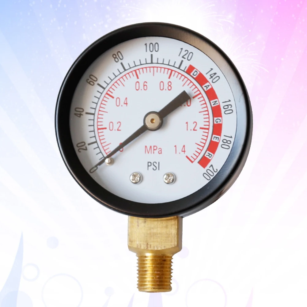 Pressure Gauge High Precision Mini Size BAR NPT Easy Readings PSI Metal Case Water Oil Gas Measurement Tool Non-Corrosive Brass
Pressure Gauge High Precision Mini Size BAR NPT Easy Readings PSI Metal Case Water Oil Gas Measurement Tool Non-Corrosive Brass