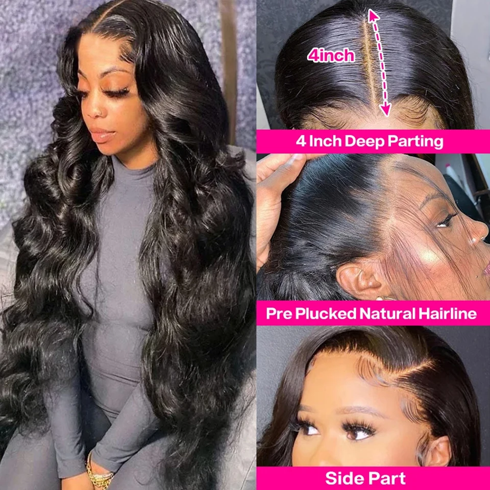 200 Density Body Wave Lace Front Wig 13x6 Hd Lace Frontal Wig 360 Full Transparent Lace Wigs 4x4 Closure Pre Plucked Human Hair
200 Density Body Wave Lace Front Wig 13x6 Hd Lace Frontal Wig 360 Full Transparent Lace Wigs 4x4 Closure Pre Plucked Human Hair