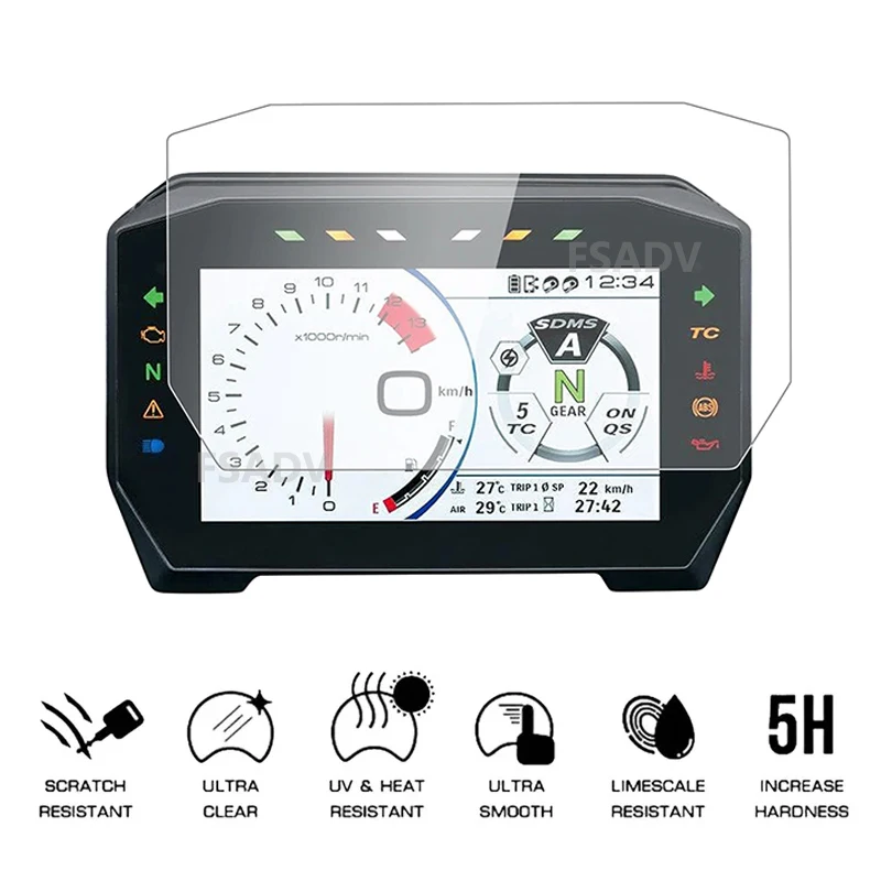 GSX-S1000GT Cluster Scratch Film Protection Screen Protector For Suzuki GSX S1000GT S1000 GT 2022 2023 Motorcycle Accessories
