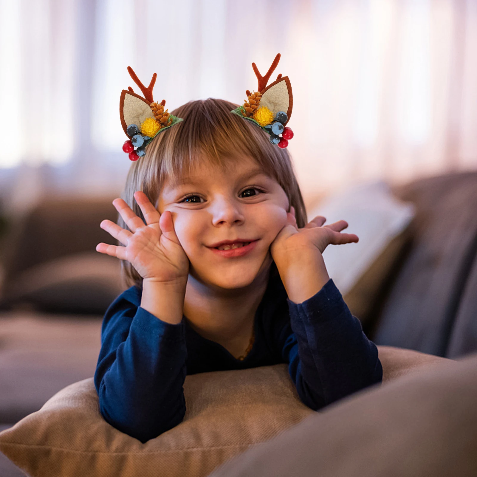 4 Pairs Christmas Antler Hair Clip Decor Antlers Clips Horn Accessories Headband Reindeer Barrettes Abs Ear Hairpins Horns Miss 
4 Pairs Christmas Antler Hair Clip Decor Antlers Clips Horn Accessories Headband Reindeer Barrettes Abs Ear Hairpins Horns Miss