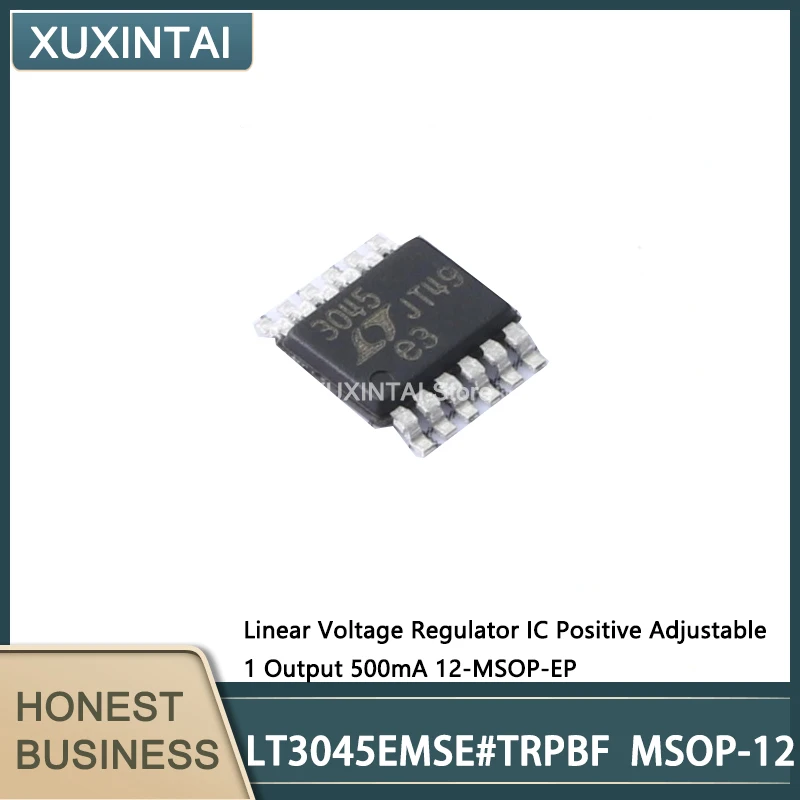 5 шт./лот, новый оригинальный LT3045EMSE # TRPBF LT3045EMSE ИС линейного регулятора напряжения, положительная регулировка, 1 выход, 500 мА, 12-MSOP-EP
5 шт./лот, новый оригинальный LT3045EMSE # TRPBF LT3045EMSE ИС линейного регулятора напряжения, положительная регулировка, 1 выход, 500 мА, 12-MSOP-EP