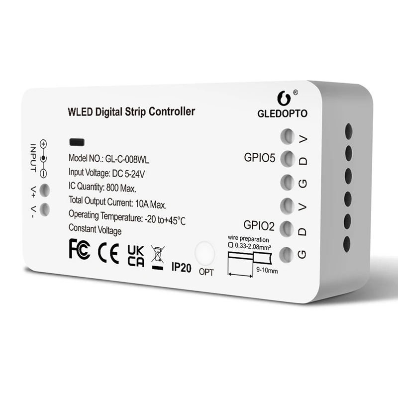 GLEDOPTO WLED Strip Controller LED Lights Over 100 Dynamic Lighting Modes DIY Wifi APP Control 800 IC RGB RGBW No Need Hub
GLEDOPTO WLED Strip Controller LED Lights Over 100 Dynamic Lighting Modes DIY Wifi APP Control 800 IC RGB RGBW No Need Hub