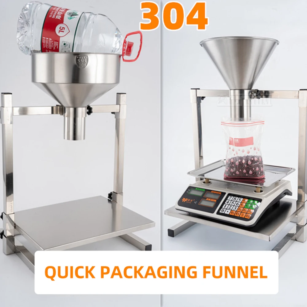 2027 Stainless steel Vacuum bag oil-proof packing and filling machine With stand, Liquid Oil packing funnel
2027 Stainless steel Vacuum bag oil-proof packing and filling machine With stand, Liquid Oil packing funnel