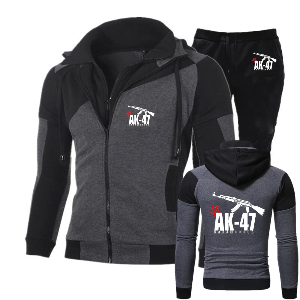 Vintage Classic Ak 47 Logo new men's slant zippers suit is suitable for spring and autumn and showcases individuality hoodies
Vintage Classic Ak 47 Logo new men's slant zippers suit is suitable for spring and autumn and showcases individuality hoodies