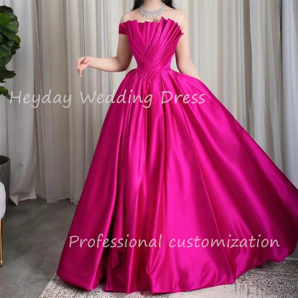 Heyday robes de soirée Dress Customized Strapless A-Line Tiered Ruched Backless Sleeveless Evening Dresses Special Occasions
Heyday robes de soirée Dress Customized Strapless A-Line Tiered Ruched Backless Sleeveless Evening Dresses Special Occasions