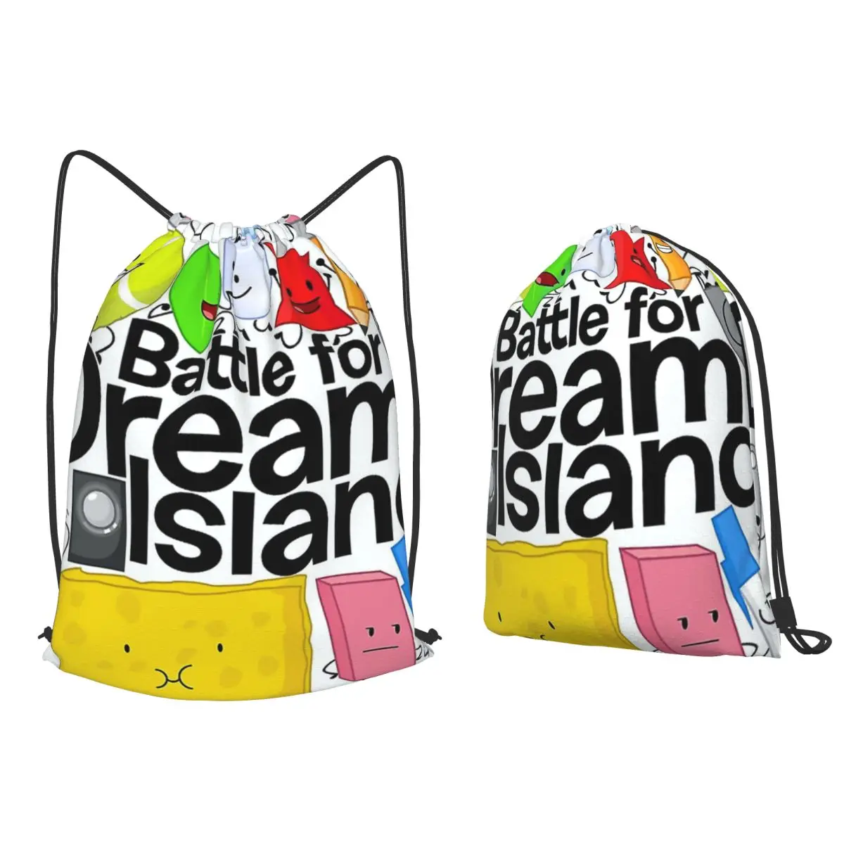 BFDI Poster White Backpacks Multi-function Drawstring Bundle Pocket Sports Bag Book Bags for Travel Students
BFDI Poster White Backpacks Multi-function Drawstring Bundle Pocket Sports Bag Book Bags for Travel Students