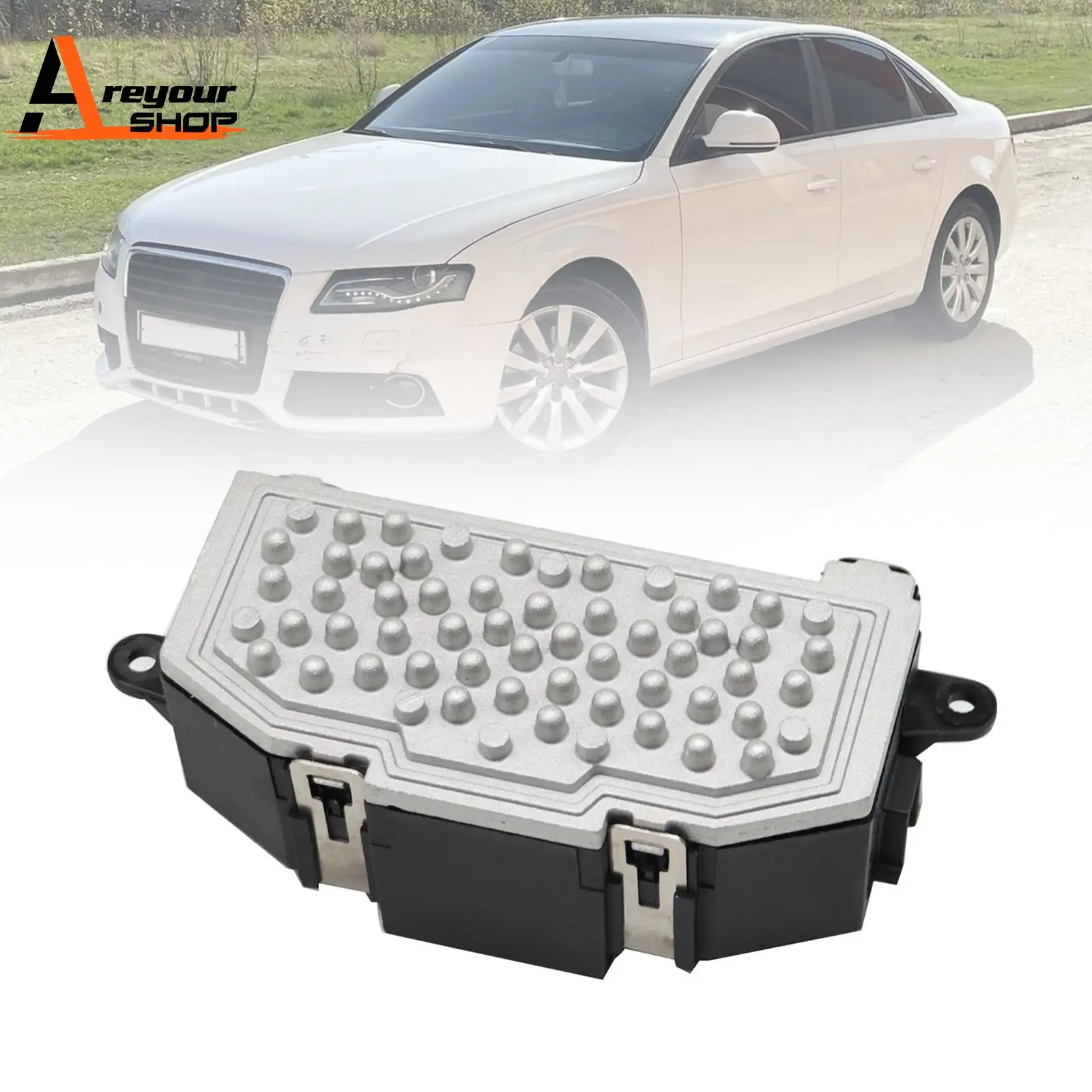 HVAC Blower Motor Module Resistor 8K0820521B for Audi A4 A5 A8 Q5 S4 S5 2008 2009 2010 2011 2012 2013 2014 2015 2016 2017
HVAC Blower Motor Module Resistor 8K0820521B for Audi A4 A5 A8 Q5 S4 S5 2008 2009 2010 2011 2012 2013 2014 2015 2016 2017