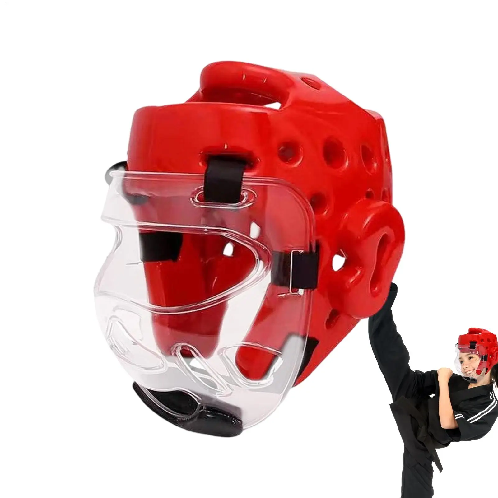 Headgear for Boxing MMA Head Protection Lightweight Boxing Training Equipment for Martial Art Sparring Muay Thai Karate
Headgear for Boxing MMA Head Protection Lightweight Boxing Training Equipment for Martial Art Sparring Muay Thai Karate