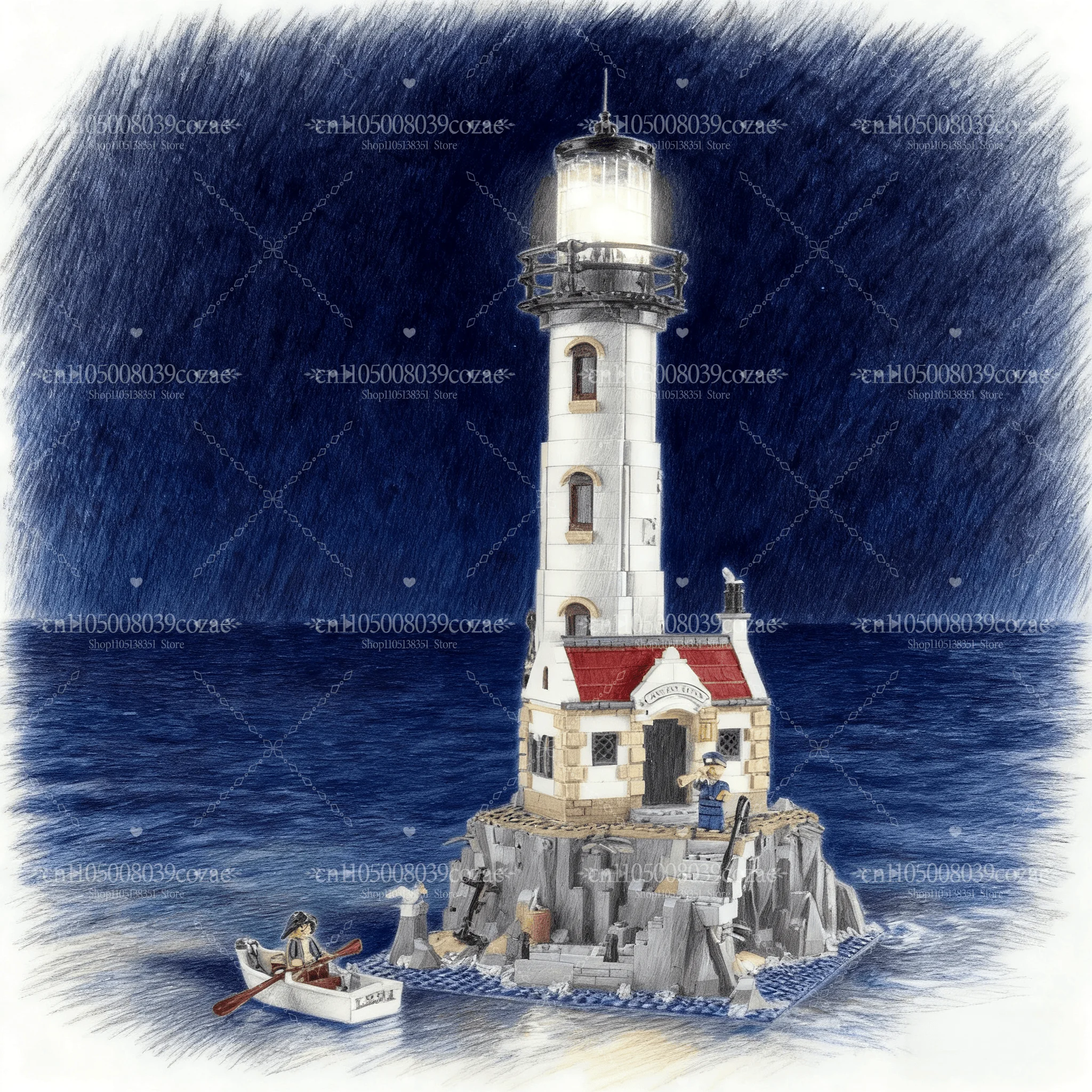 New 2065pcs Electric Lighthouse Model Building Block Assembly Kids Toys For Children Christmas Gifts
New 2065pcs Electric Lighthouse Model Building Block Assembly Kids Toys For Children Christmas Gifts