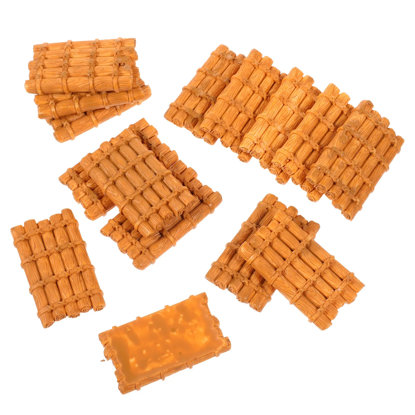 15Pcs Miniature Bamboo Rafts Resin Ornament for Micro Landscape DIY Bonsai Garden Desktop Nautical Boat Decoration
15Pcs Miniature Bamboo Rafts Resin Ornament for Micro Landscape DIY Bonsai Garden Desktop Nautical Boat Decoration