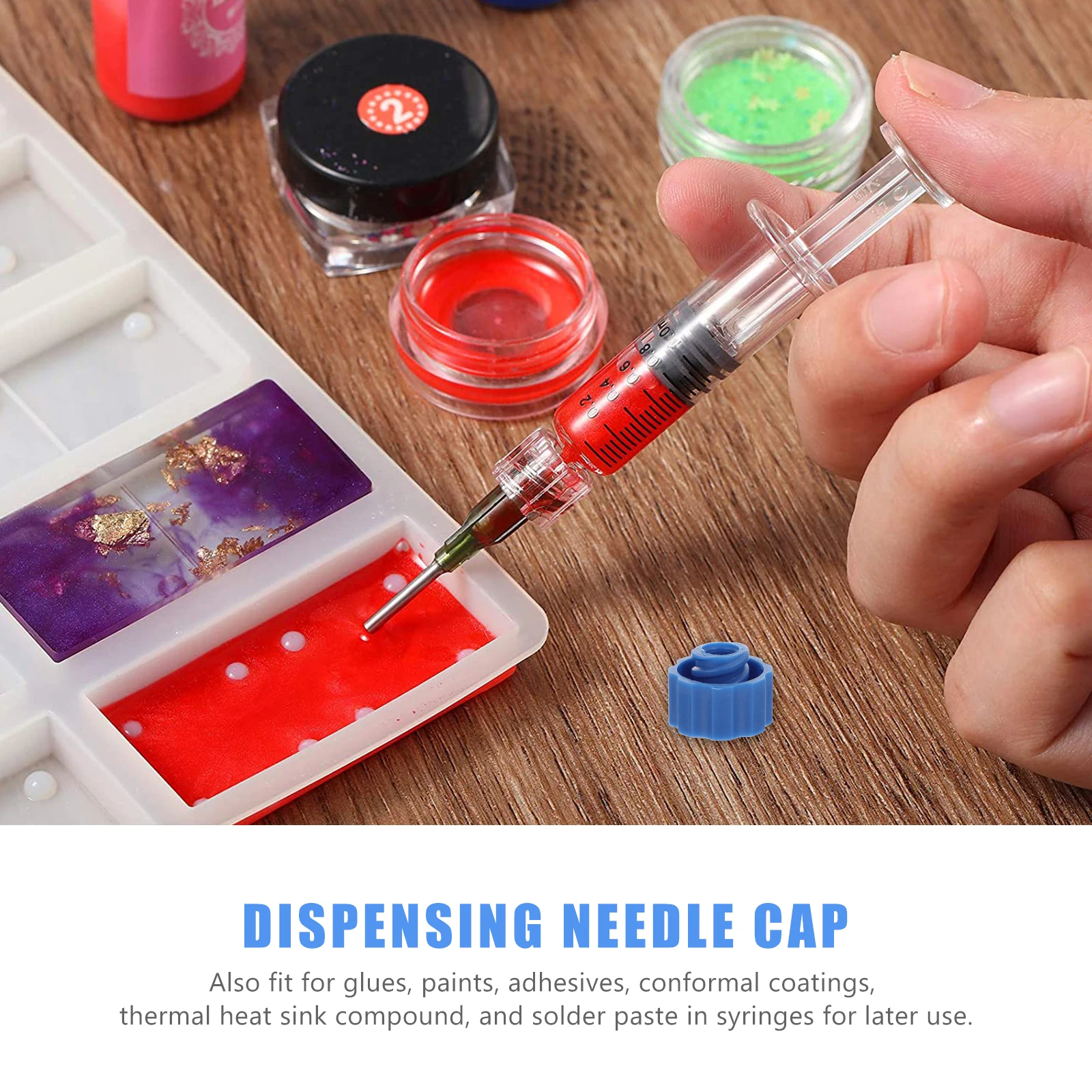100pcs Syringe Caps Luer Lock Blue ange Leak proof Reusable Dispensing Cap Luer Lock Caps Teaching Equipment
100pcs Syringe Caps Luer Lock Blue ange Leak proof Reusable Dispensing Cap Luer Lock Caps Teaching Equipment