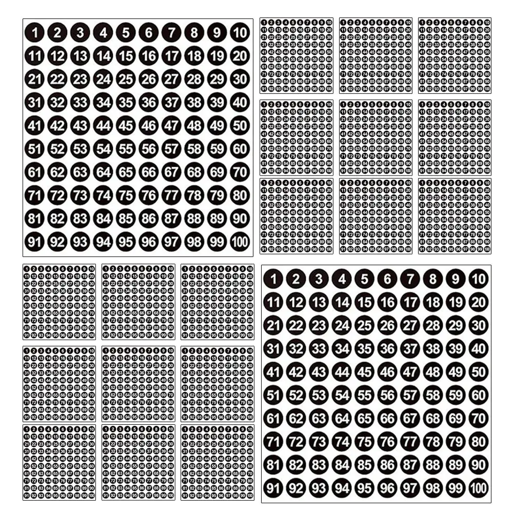 2500 Pcs Number Stickers Colorful Classification Labels Waterproof Coated Paper Self Adhesive Mini Round Embossing
2500 Pcs Number Stickers Colorful Classification Labels Waterproof Coated Paper Self Adhesive Mini Round Embossing