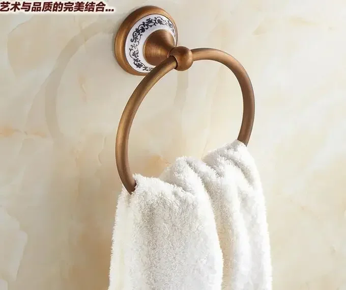 Vidric High quality Europe style wall mounted total brass material Antique Bronze finish Bathroom Accessories towel ring
Vidric High quality Europe style wall mounted total brass material Antique Bronze finish Bathroom Accessories towel ring