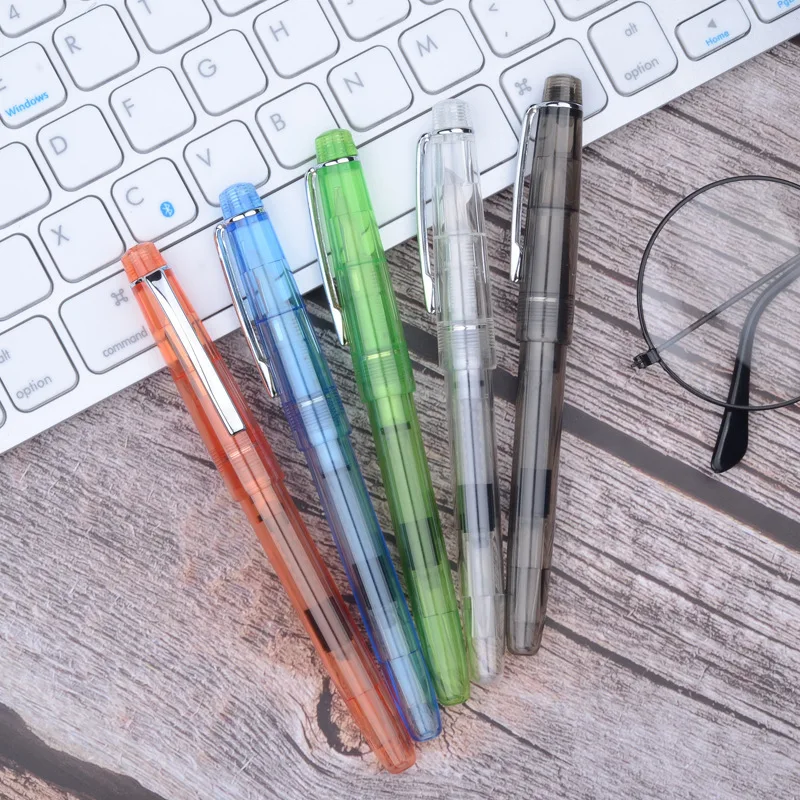 Transparent pen demonstration color ink plastic pen nib student calligraphy teacher pen replaceable ink bag
Transparent pen demonstration color ink plastic pen nib student calligraphy teacher pen replaceable ink bag