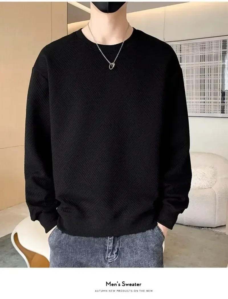 New Loose-fit Men's Trendy Pullover Sweatshirt Casual Solid Color Round Neck Sweatshirt Trendy Autumn Hoodies Sweatshirts 2024
New Loose-fit Men's Trendy Pullover Sweatshirt Casual Solid Color Round Neck Sweatshirt Trendy Autumn Hoodies Sweatshirts 2024