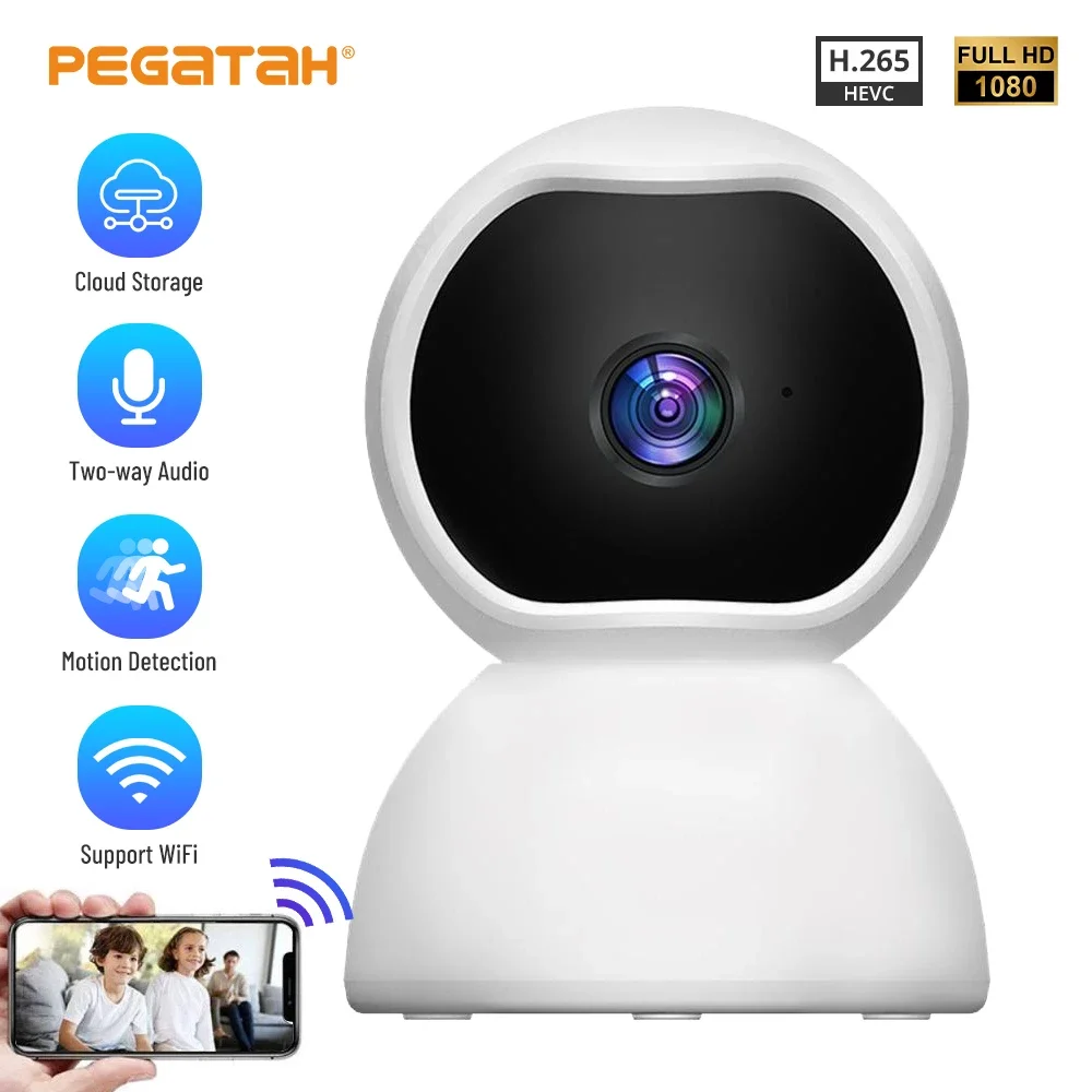 1080p Wifi PTZ Camera Indoor Audio Video Baby Monitor Wireless Night Vision Two Way Audio Home Security Surveillance IP Cameras
1080p Wifi PTZ Camera Indoor Audio Video Baby Monitor Wireless Night Vision Two Way Audio Home Security Surveillance IP Cameras