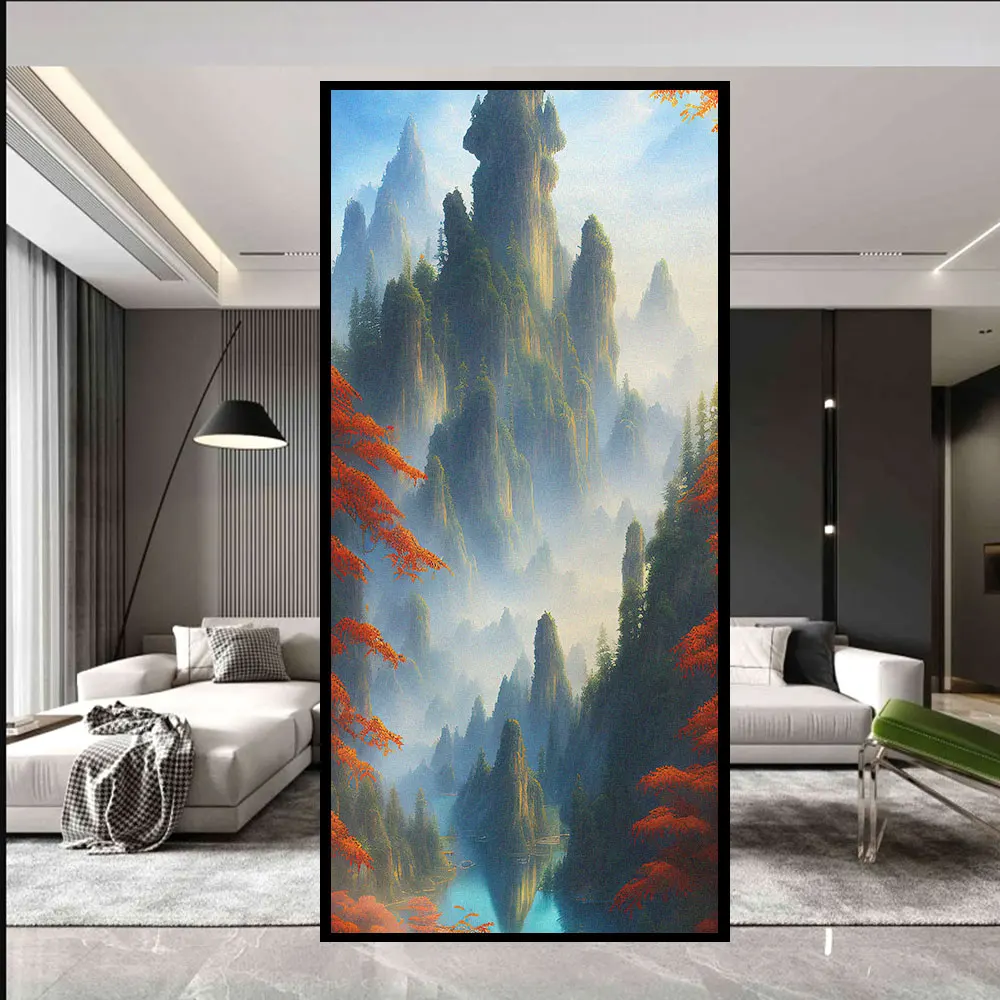 Privacy Glass Window Film Mountain Pattern Frosted Glass Sticker Decoration Glue-Free Static Adhesive Bathroom Door Film
Privacy Glass Window Film Mountain Pattern Frosted Glass Sticker Decoration Glue-Free Static Adhesive Bathroom Door Film