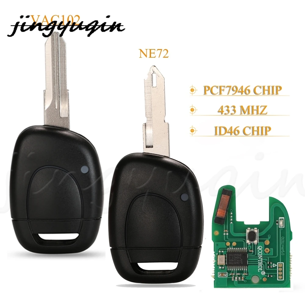 Jingyuqin 1 кнопка умный дистанционный автомобильный брелок 433 МГц ID46 Pcf7946 чип для Renault Master Kangoo Clio Twingo
Jingyuqin 1 кнопка умный дистанционный автомобильный брелок 433 МГц ID46 Pcf7946 чип для Renault Master Kangoo Clio Twingo