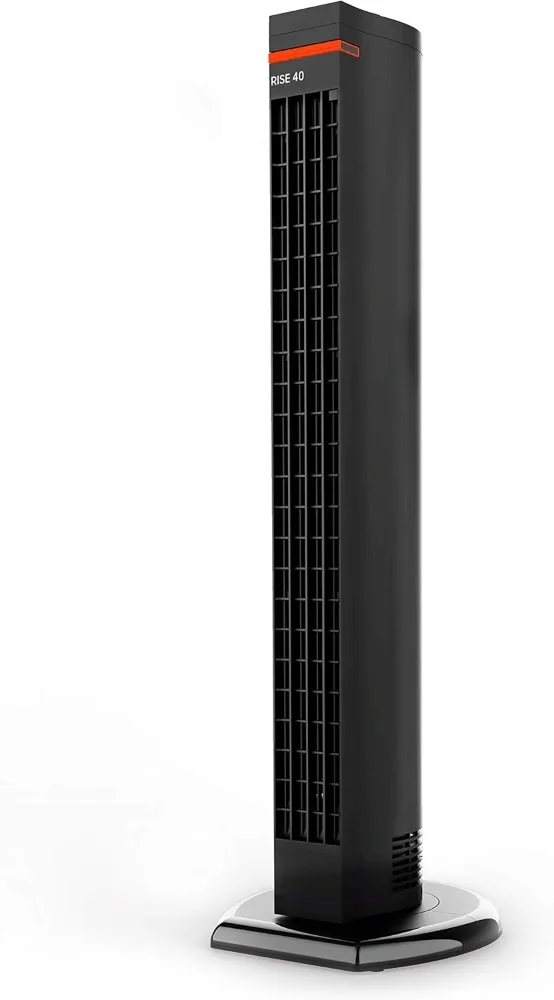 Sharper Image RISE 40 Oscillating Tower Fan with 4 Speeds, Remote Control, Black
Sharper Image RISE 40 Oscillating Tower Fan with 4 Speeds, Remote Control, Black