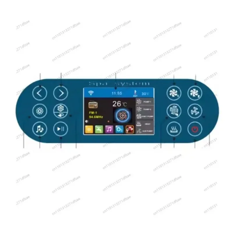 Bathtub Touch Control Panel Multifunctional Hot Tub Spa Controller Massage Jet Drain Replacement Parts
Bathtub Touch Control Panel Multifunctional Hot Tub Spa Controller Massage Jet Drain Replacement Parts