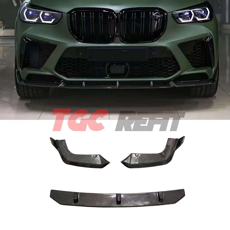 For BMW X5M F95 Carbon Fiber V Style Front Bumper Chin Lip Spoiler Lips Protection Cover Trim Kit Splitters Body Kit
For BMW X5M F95 Carbon Fiber V Style Front Bumper Chin Lip Spoiler Lips Protection Cover Trim Kit Splitters Body Kit