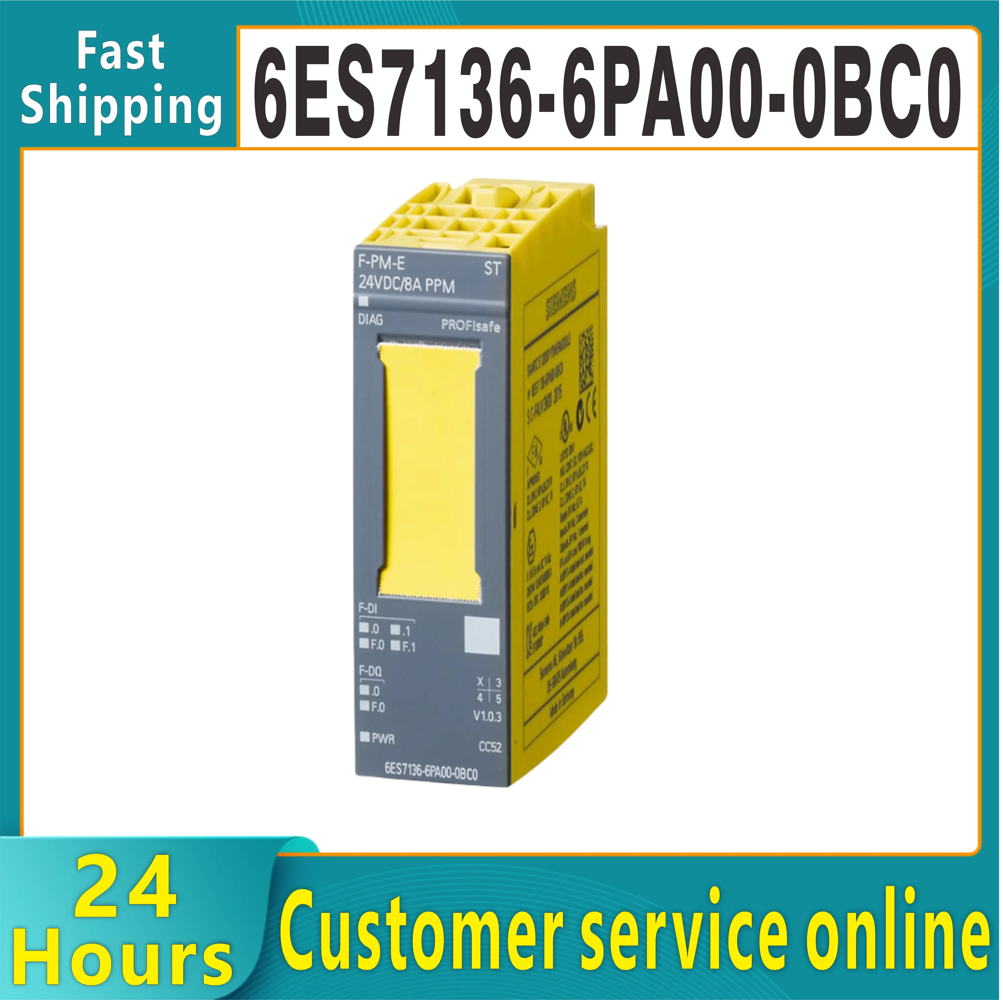 Модуль питания ET200SP 6ES7 136-6PA00-0BC0 6ES7136-6PA00-0BC0 Оригинал
Модуль питания ET200SP 6ES7 136-6PA00-0BC0 6ES7136-6PA00-0BC0 Оригинал