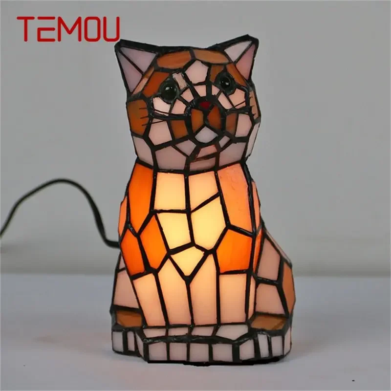 Настольные лампы TEMOU Тиффани, современные светодиодные абажуры для собак, настольный светильник, креативный для украшения дома, прикроватные тумбочки
Настольные лампы TEMOU Тиффани, современные светодиодные абажуры для собак, настольный светильник, креативный для украшения дома, прикроватные тумбочки
