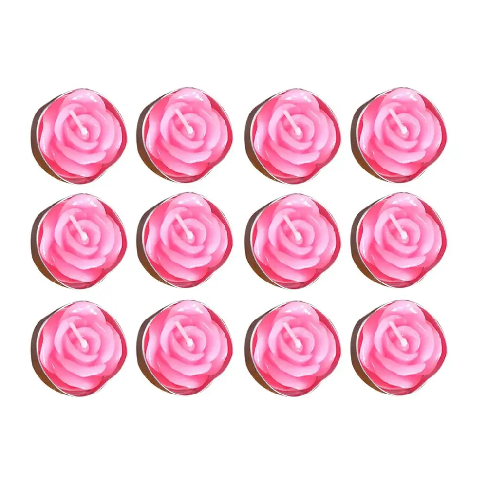 12 Pcs Smokeless Candles with Flowers Tea Lights Flameless Floating Manual Decoration
12 Pcs Smokeless Candles with Flowers Tea Lights Flameless Floating Manual Decoration