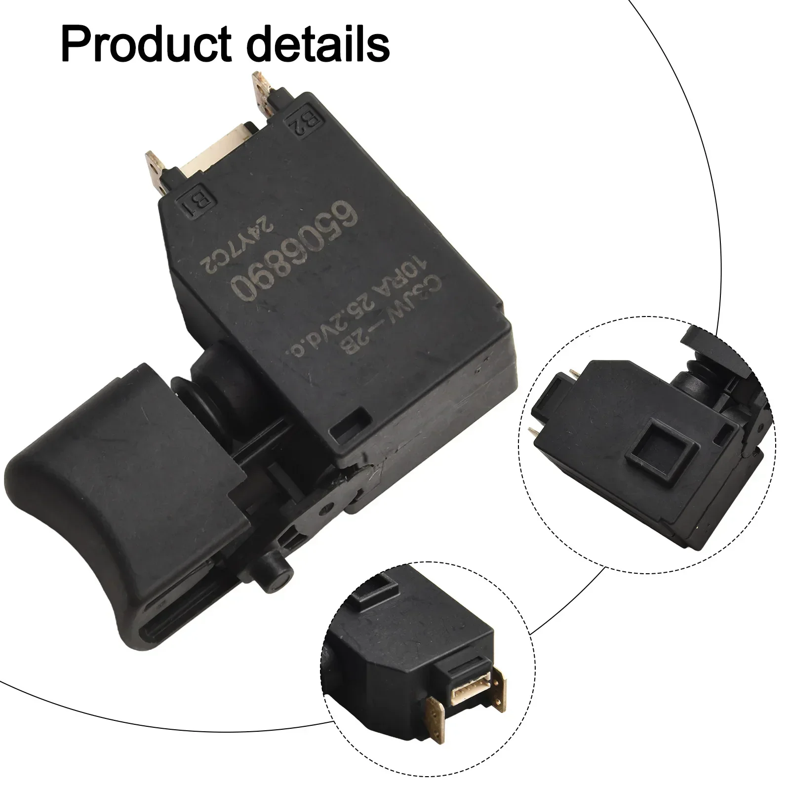 For Cordless Screwdriver Cordless Screwdriver C3JW-2B Switch Compatible With DTD154 Trigger Switch Application
For Cordless Screwdriver Cordless Screwdriver C3JW-2B Switch Compatible With DTD154 Trigger Switch Application